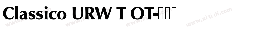 Classico URW T OT字体转换 Classico URW T OT字体转换